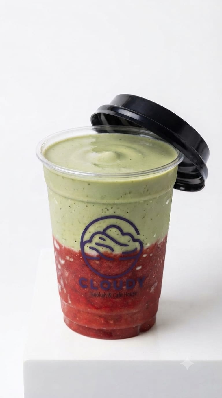 STRAWBERRY MATCHA LATTA